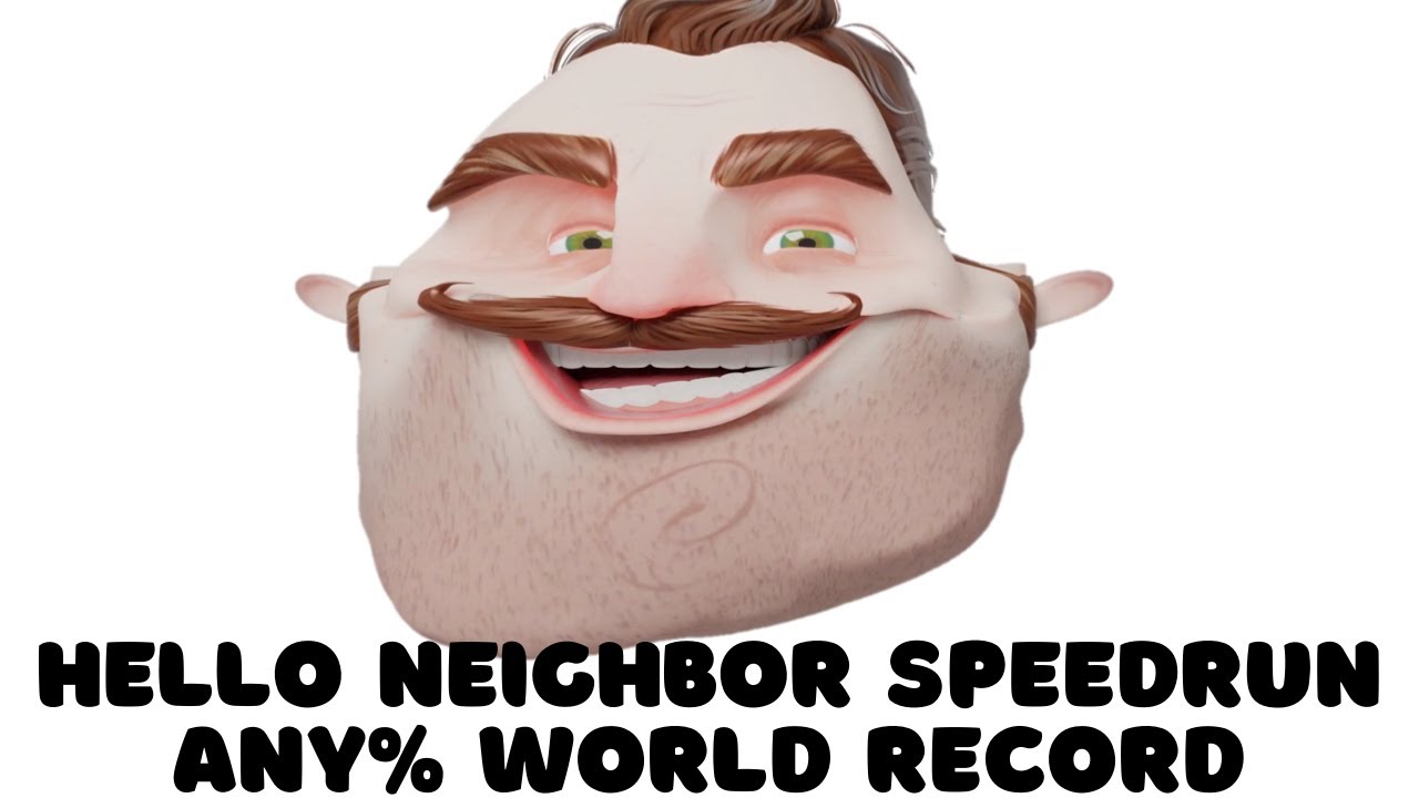 Hello Neighbor Speedrun Former World Record (8:23)