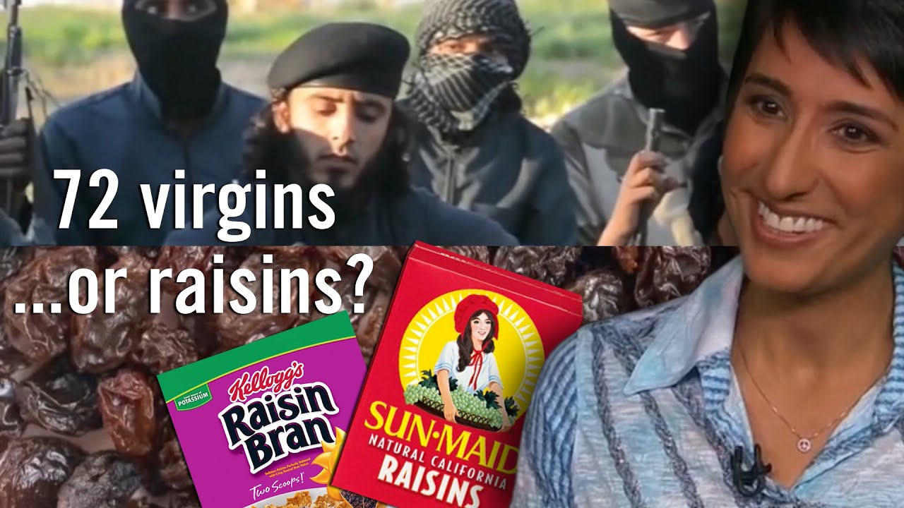 72 virgins… or raisins? Irshad has a surprise for Muslim “martyrs”!