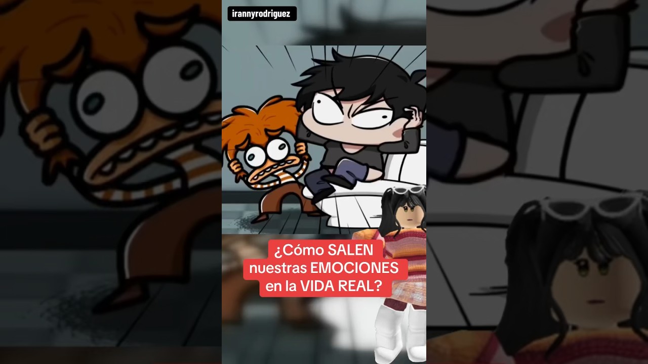 EMOCIONES DE INTENSAMENTE EN LA VIDA REAL #roblox #intensamente