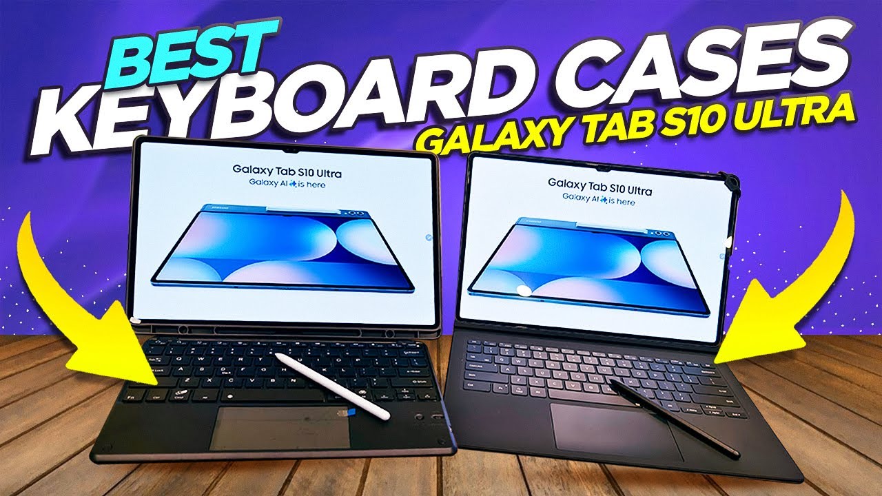 Samsung Galaxy Tab S10 Ultra Best Keyboard Cases (Spigen, Samsung, Infiland)