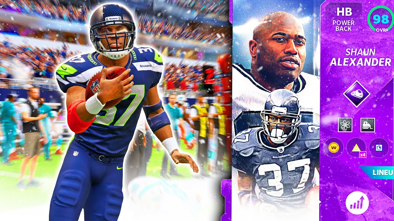 SHAUN ALEXANDER IS AN ABSOLUTE FIGHTER (2 TDs) - Madden 21 Ultimate Team 