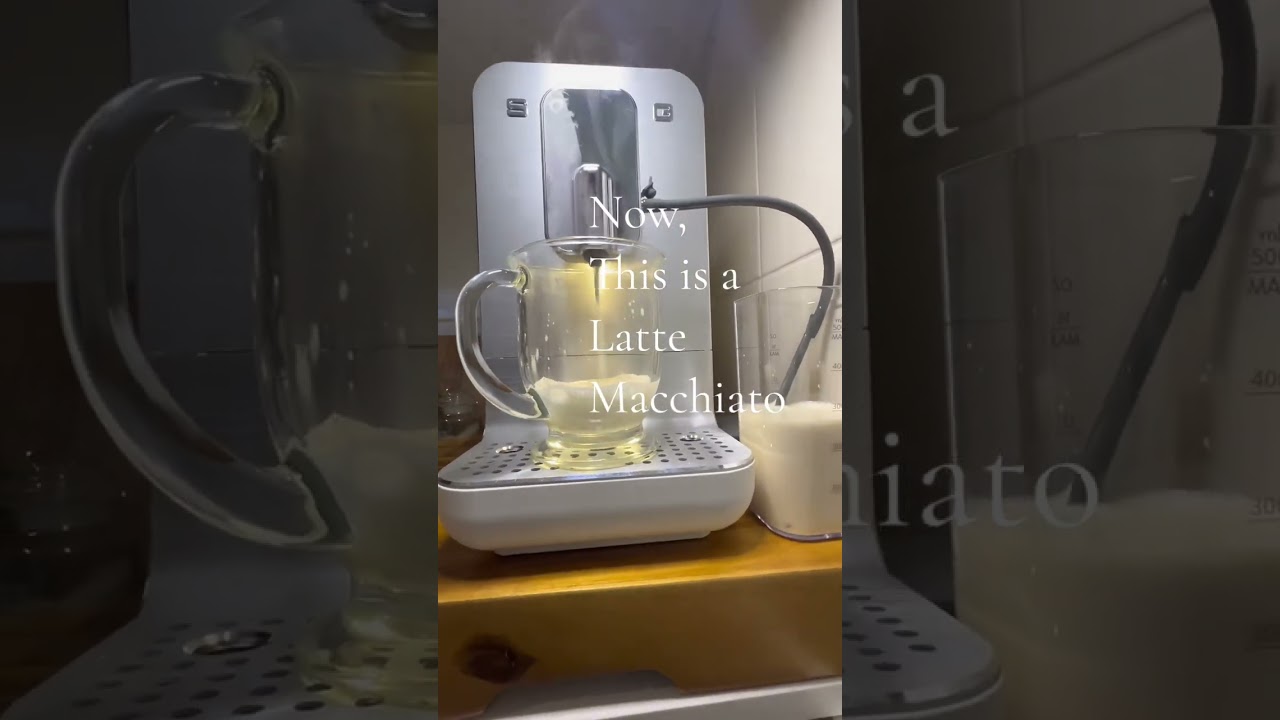 SMEG BCC13 Automatic Coffee Machine with milk carafe First use-‘How To’