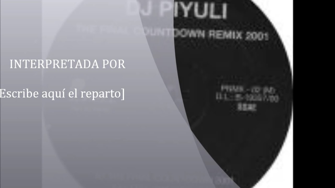 Final Countdown   Dj Piyuli 2001