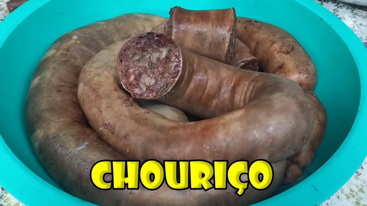 COMO FAZER CHOURIÇO DE PORCO
