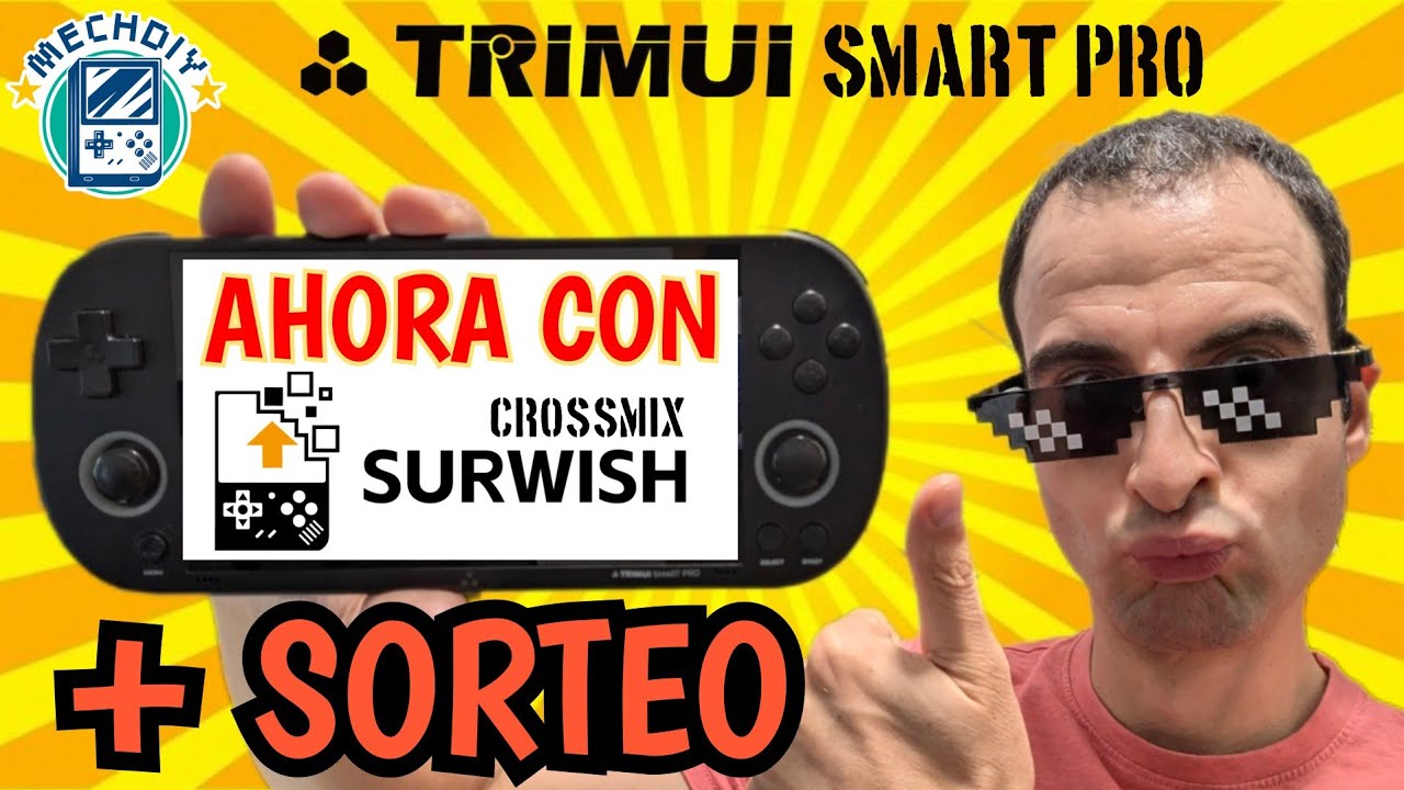 Trimui Smart Pro con Surwish CrossMix OS by Mechdiy - SORTEO CERRADO‼️