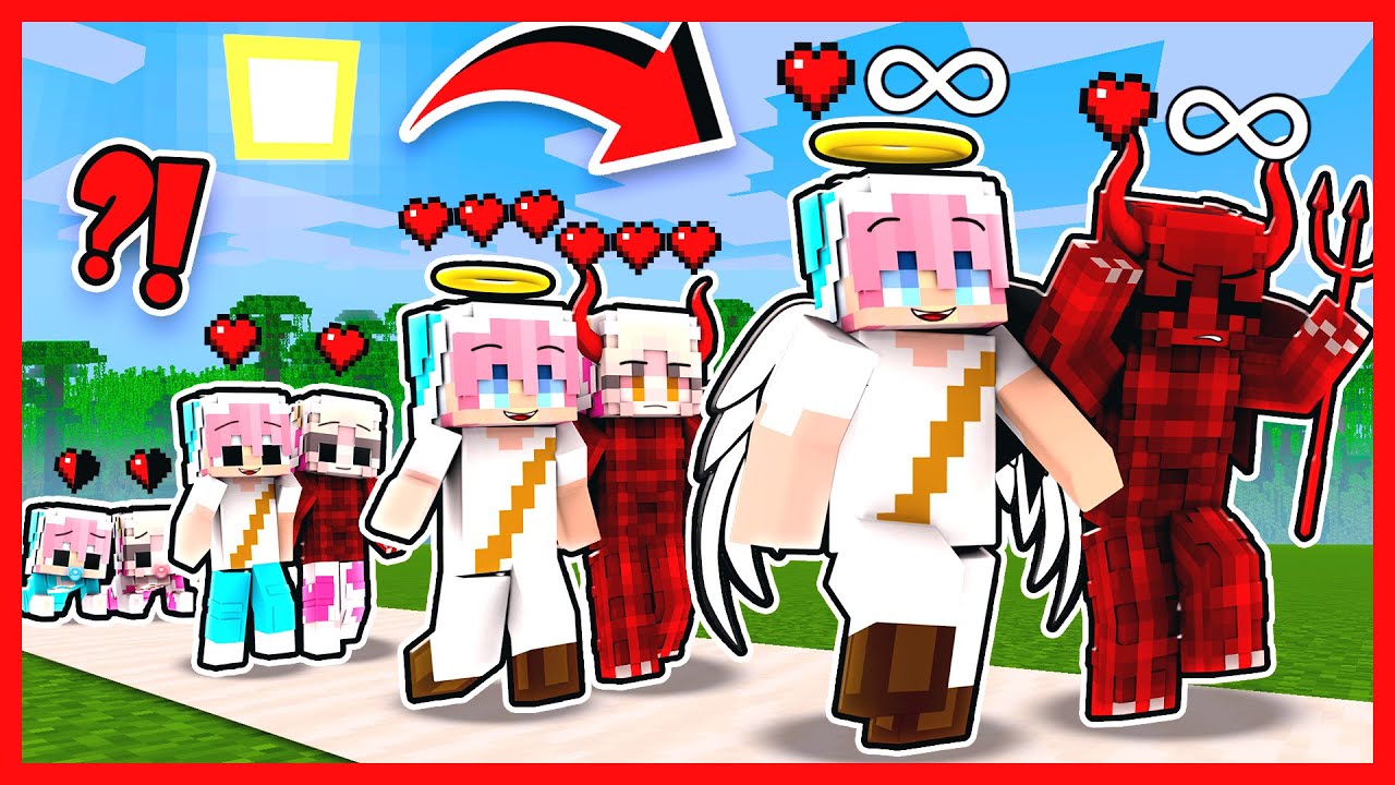 PERJALANAN ATUN MENJADI MALAIKAT DAN MOMON MENJADI SYATON !! Feat @MOMON Minecraft