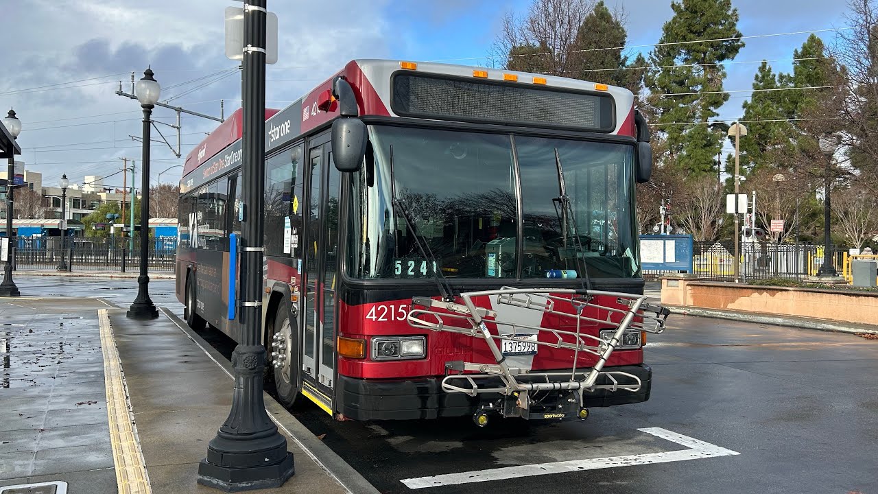 ⁴ᴷ⁶⁰ Full Route | Santa Clara VTA: 2014 Gillig Low Floor HEV 40’ #4215 on Route 52