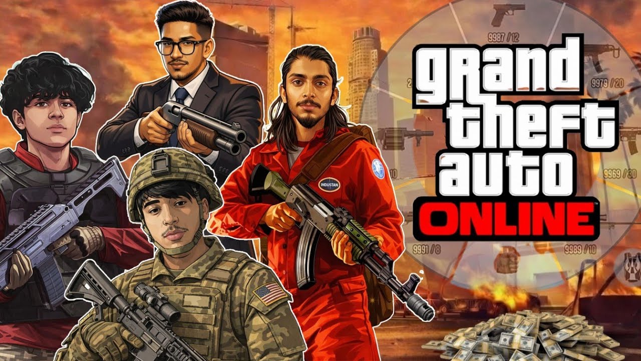 GTA V ONLINE LIVE !!!!!!!!!!!!!! FT.  HUNTER AND ZORO