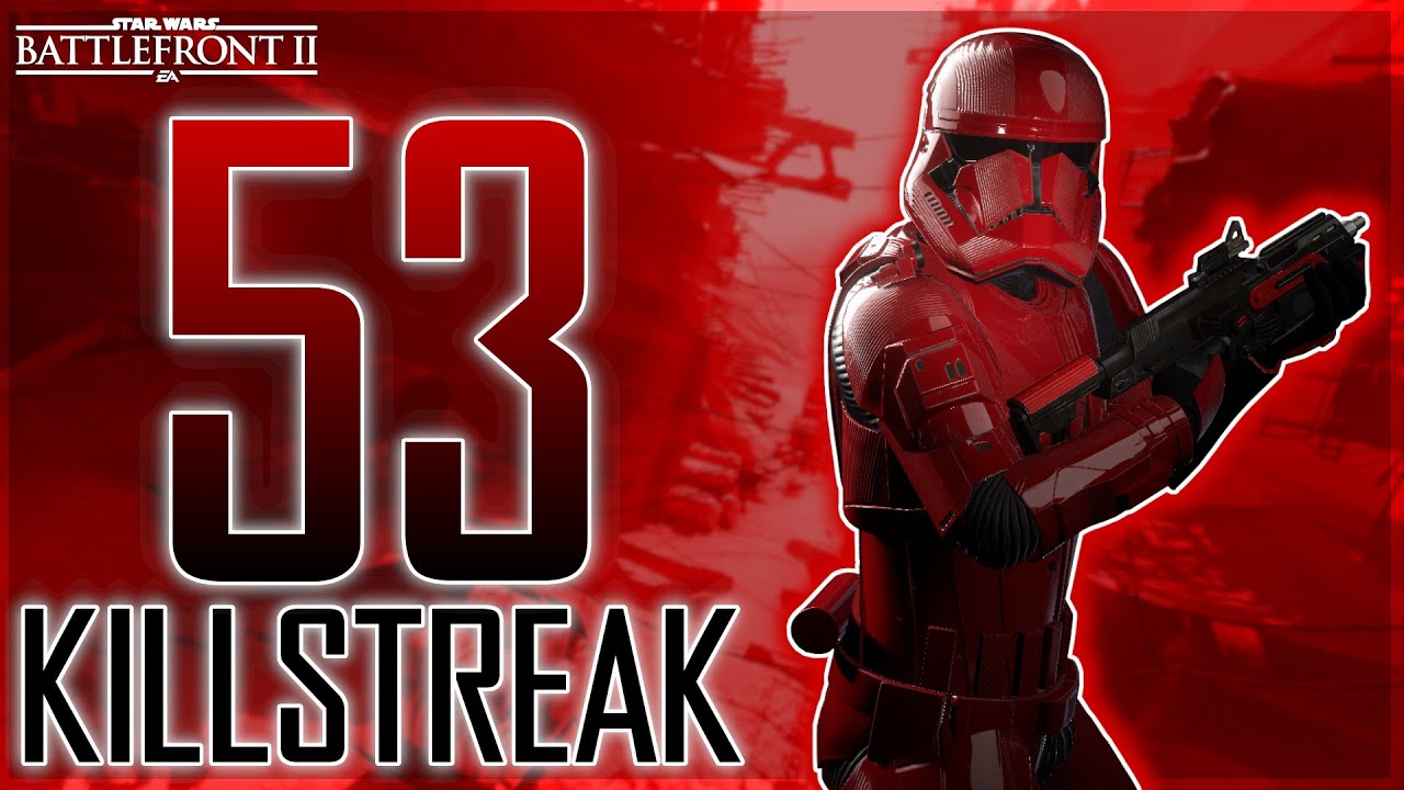 Sith Trooper 53 Killstreak on Jakku | Star Wars Battlefront 2