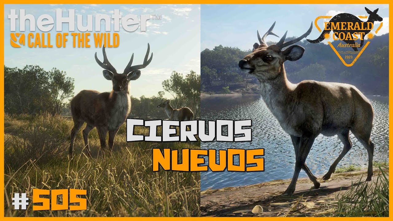 CAZANDO LOS NUEVOS CIERVOS Y COCODRILO POR EMERALD COAST | 🦌theHunter: CotW #505