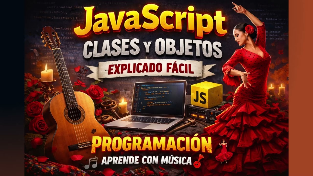 JavaScript: Clases y Objetos | Flamenco | Explicado fácil | Programación · Aprende con música 💃