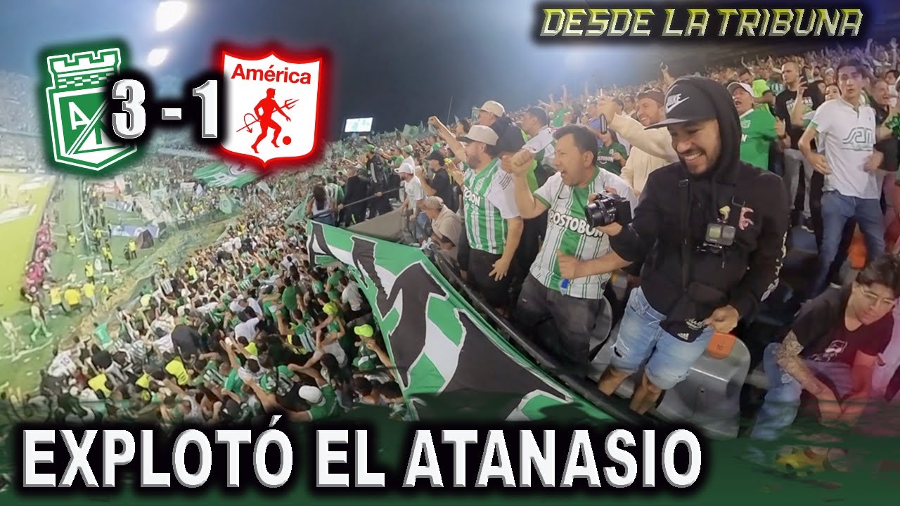 VICTORIA CON PAPÁ MASTER EN EL ATANASIO DESDE LA TRIBUNA NACIONAL vs AMÉRICA FINAL IDA COPA 2024