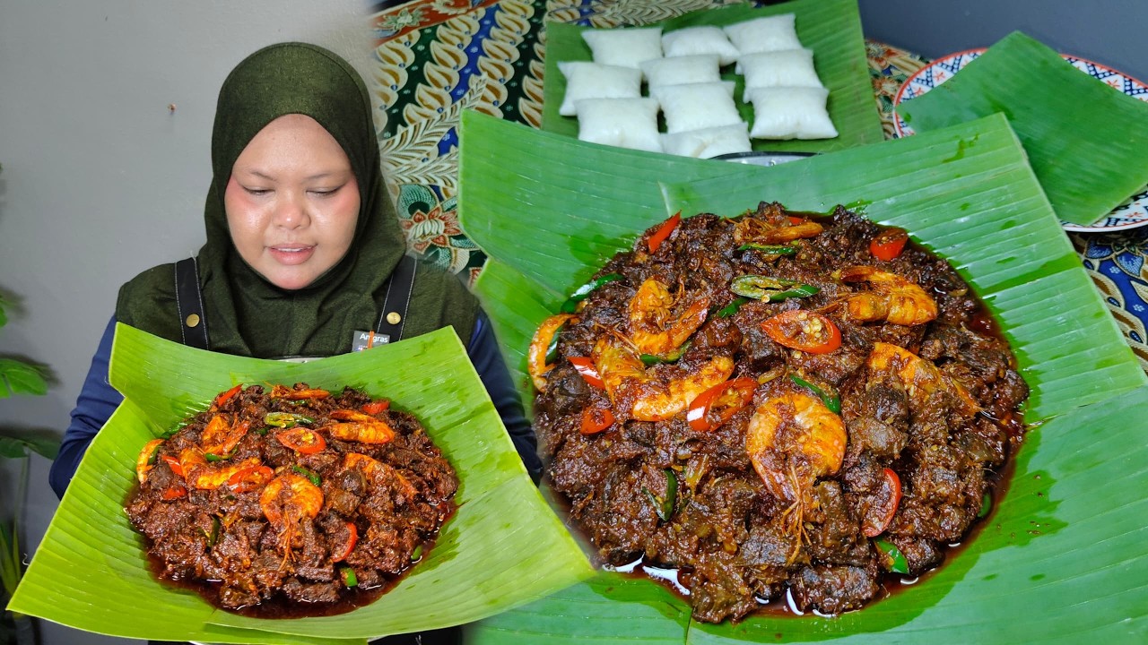 SAMBAL GORENG PENGANTIN SINGAPORE,JUADAH HARI RAYA|| TUNAIKAN PERMINTAAN PENONTON DARI SINGAPORE