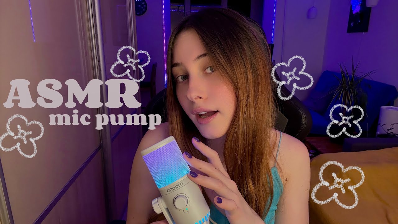 ASMR Mic Pumping Session: Relaxing Pressure Sounds & Ear-to-Ear Mouth Triggers [For Sleep]