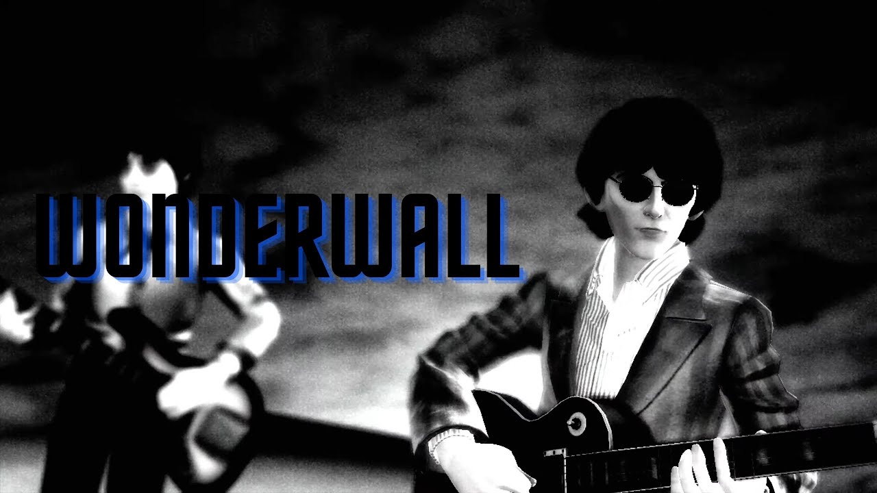 Wonderwall - Oasis (Music Video) The Beatles Rock Band Custom Rarities