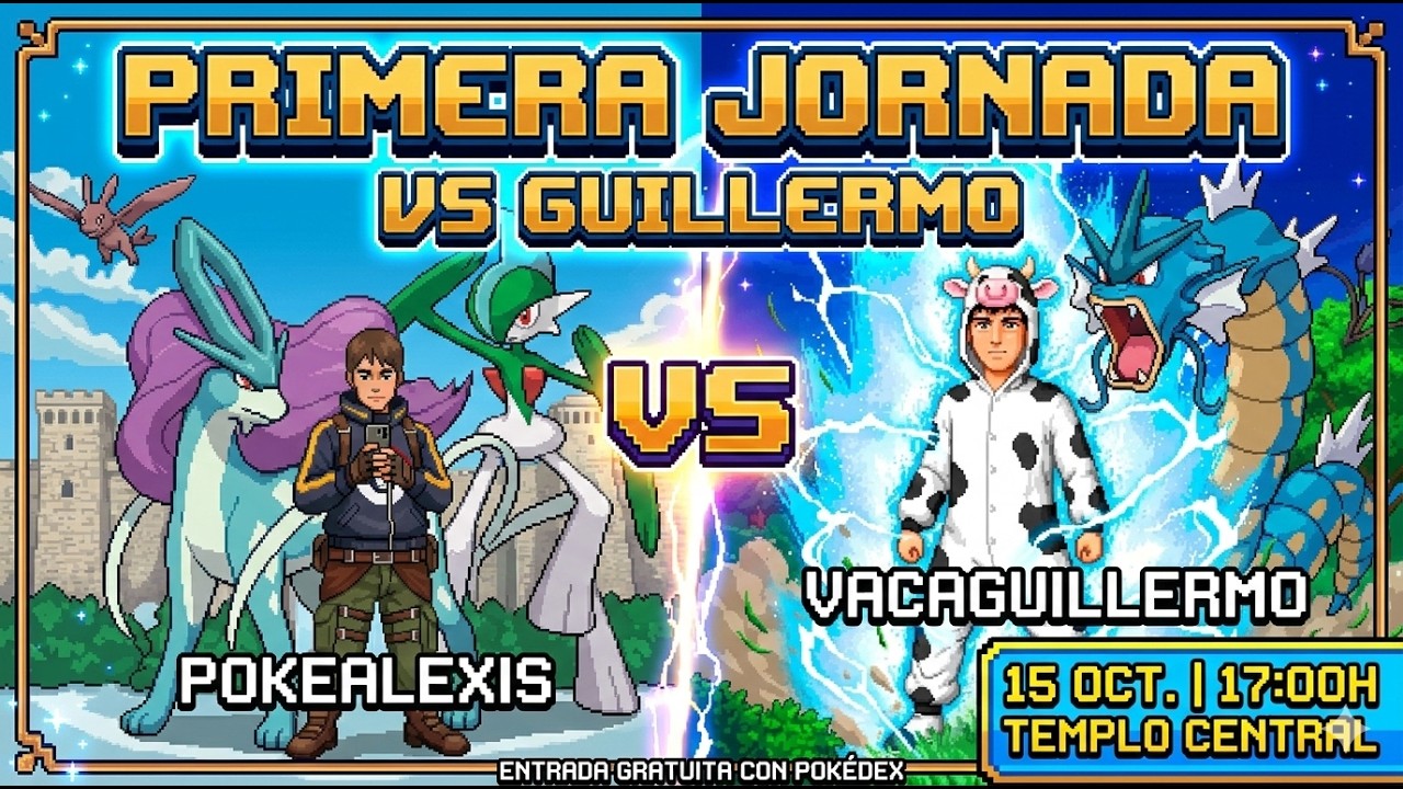 Combate Jornada 1 Vs Guillermo //Pokemon LigaLocke