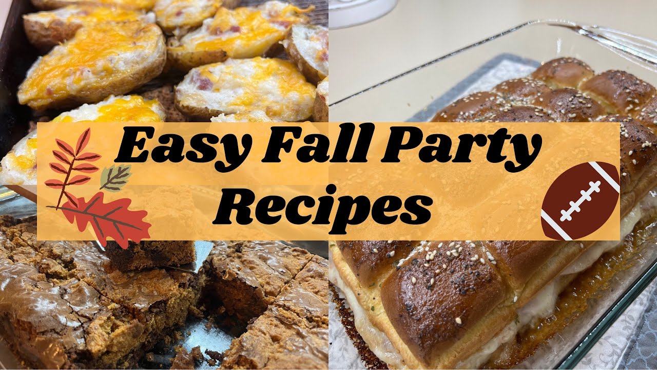 EASY POT LUCK - GAME DAY - FALL PARTY RECIPES || CROWD PLEASING RECIPES