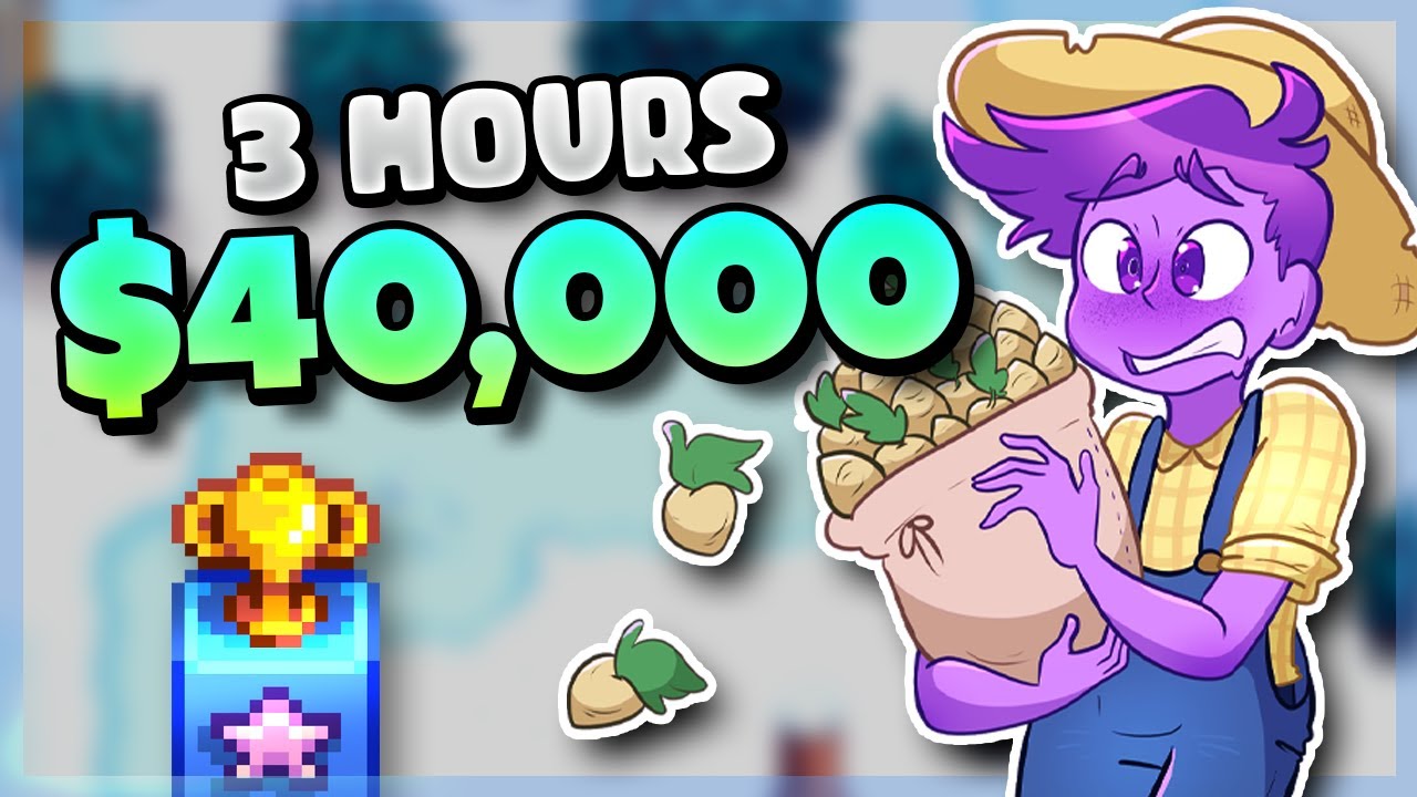 Как я *почти* заработал 40 000 долларов, играя в Stardew Valley
