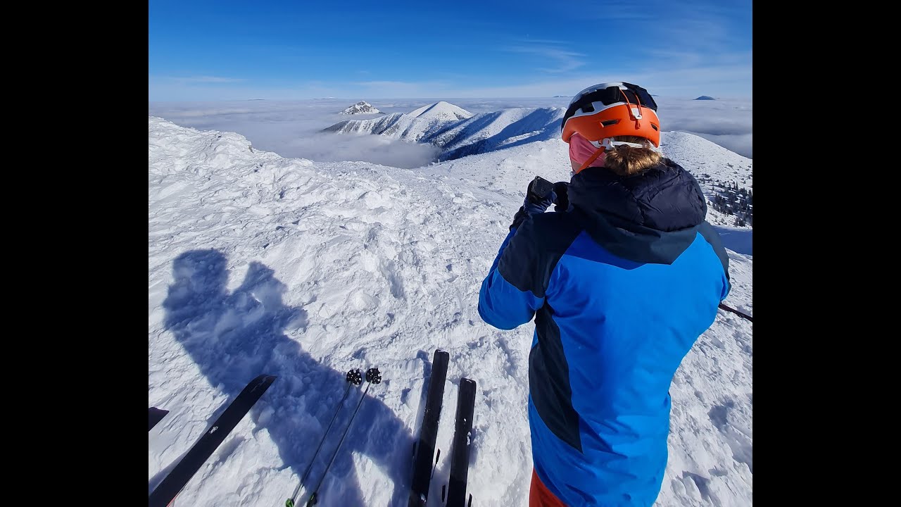 Veľk&yacute; Kriv&aacute;ň 1 709 m - Mal&aacute; fatra skialp