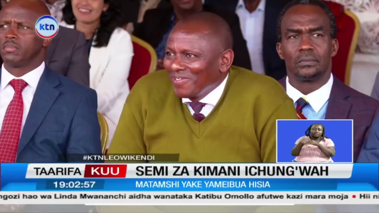 Ichung&rsquo;wah ashambuliwa huku kauli zake zikiibua mjadala mkali wa kisiasa nchini