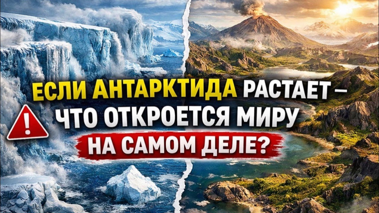 Если Антарктида растает — что откроется миру на самом деле?