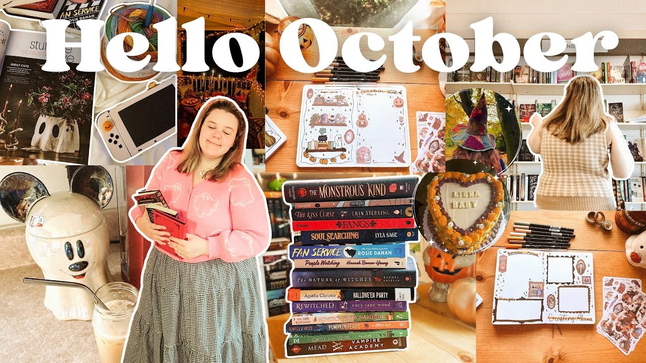 Проведите день со мной 🍂✨🧡 | покупка книг, октябрьский рестарт и планирование хобби