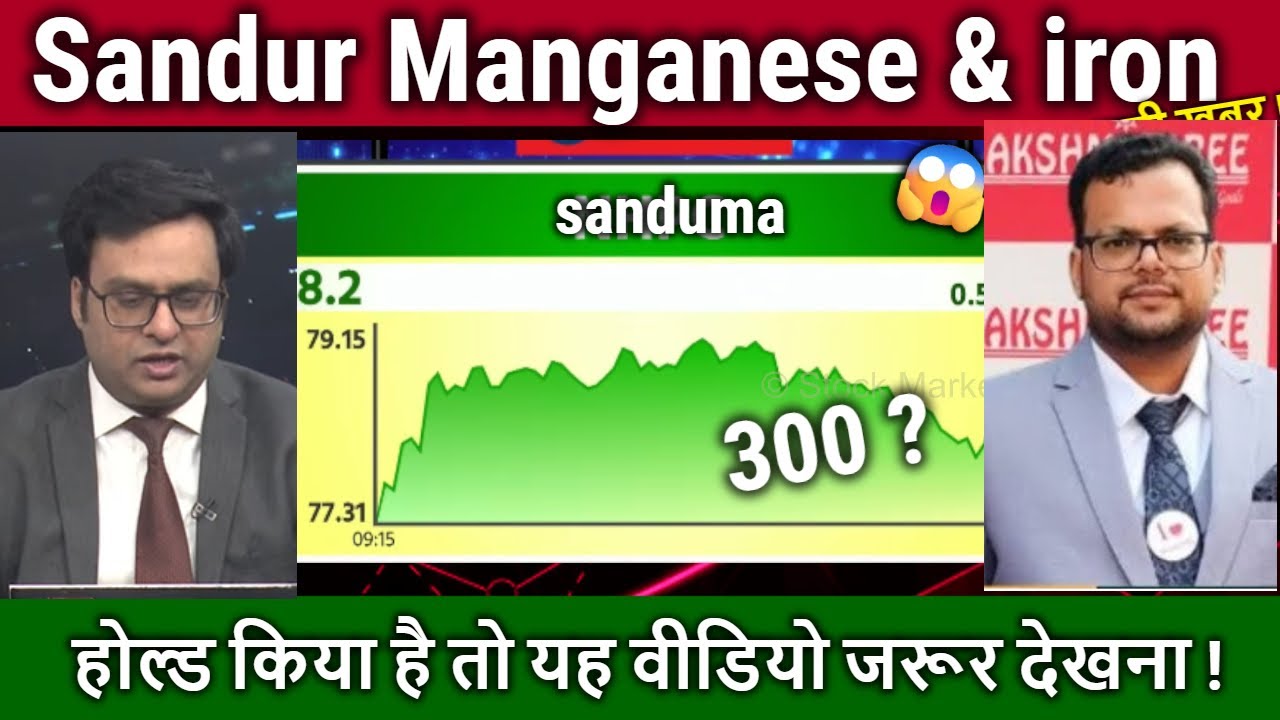 Sandur Manganese & iron ores ltd share latest news,sandur manganese share analysis,sanduma target