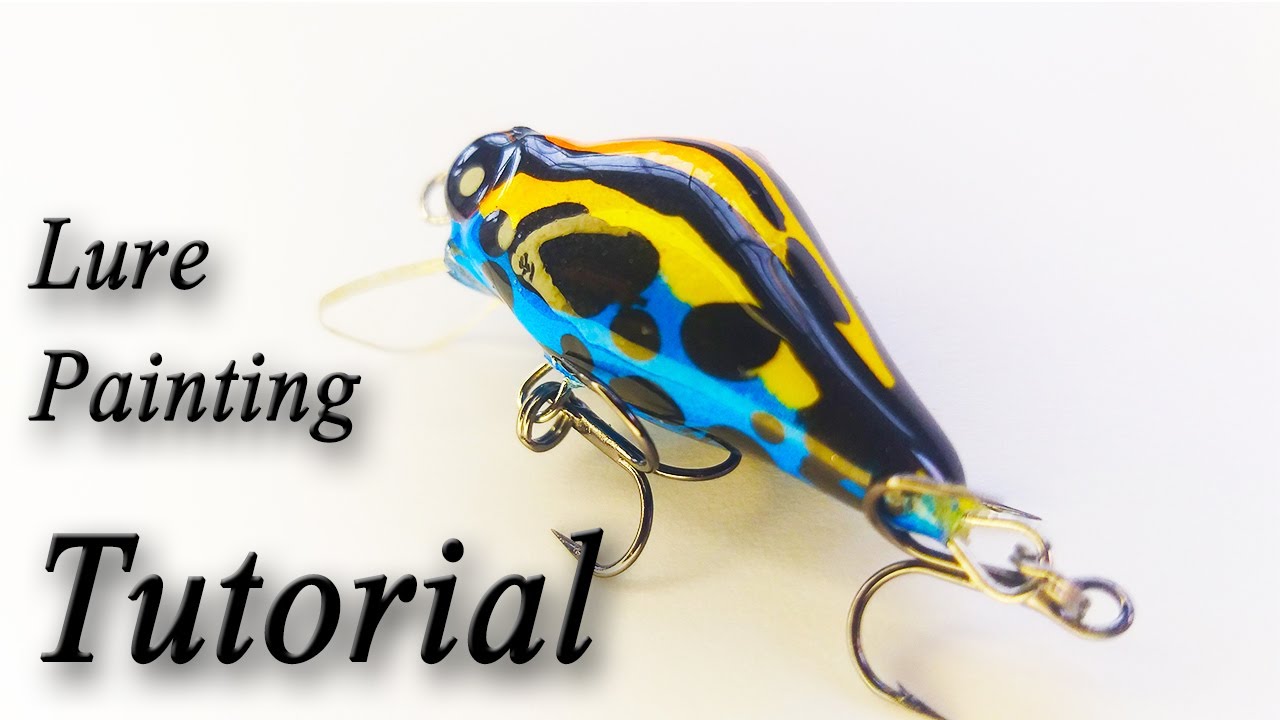 Lure Painting Tutorial-Toxic Frog Pattern