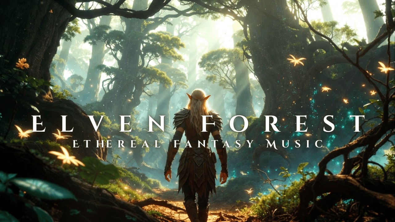 Elven Forest 🌿 Ethereal Fantasy Music & Ambience | Magical Forest for Sleep & Focus