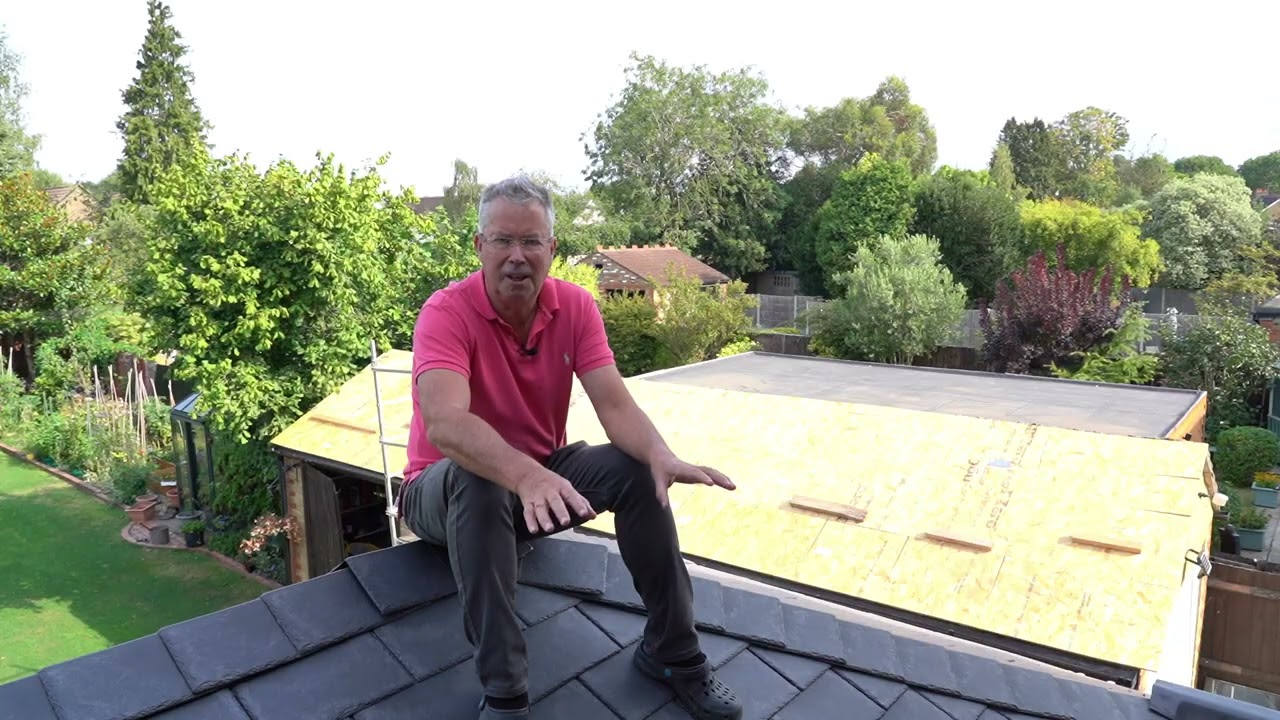 DIY Garage Roof and  Solar Panel Installation