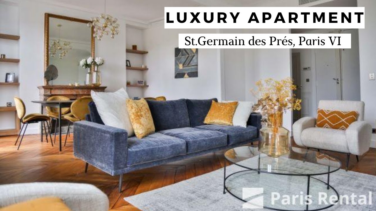 Luxury Rental Apartment Tour Paris | St.Germain des Prés Paris 6th| PARISRENTAL - REF. 59461