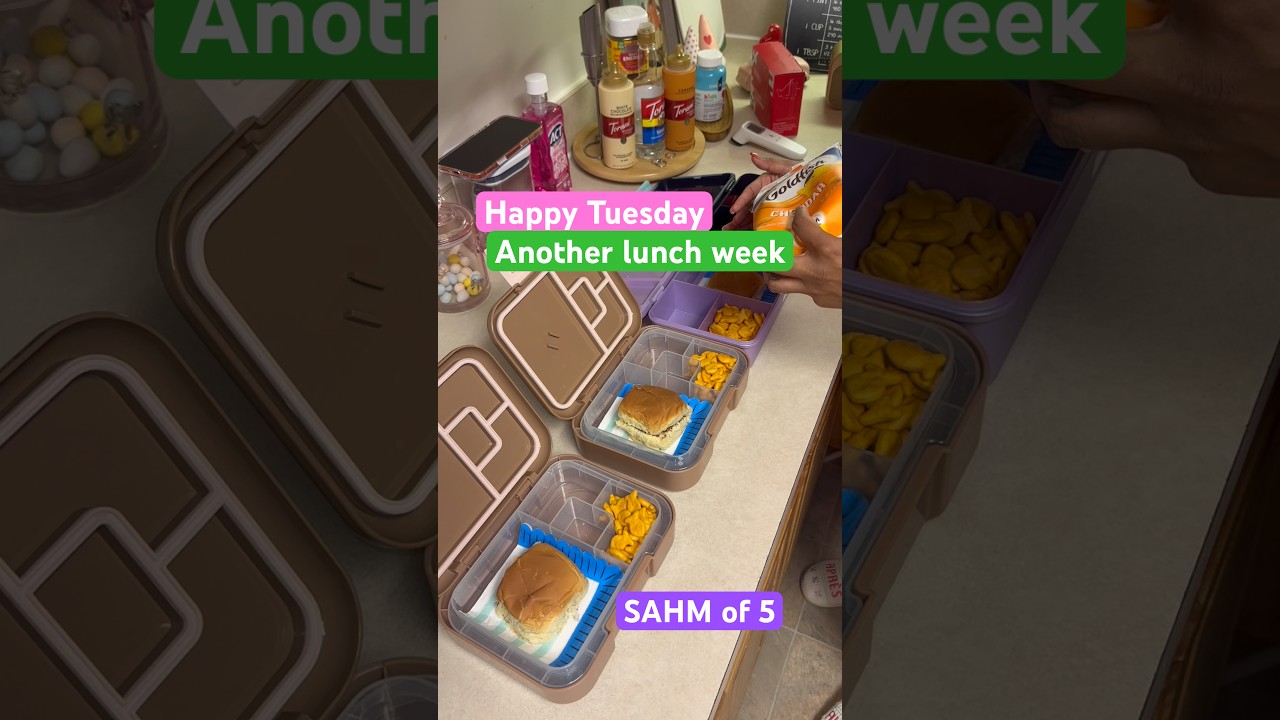 HAPPY TUESDAY | ANOTHER WEEK OF LUNCHES LETS GO | STAY AT HOME MOM OF 5 | FAMILY OF 7