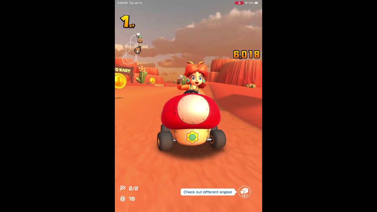 Mario Kart Tour Space Tour Part 5 Cat Peach Cup