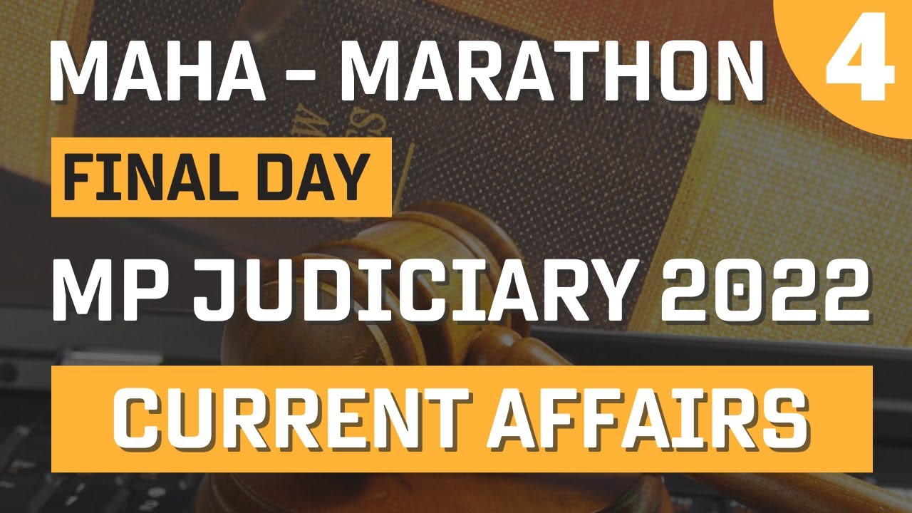 Madhya Pradesh Judiciary Exam 2022 Practice Session 4 | MP Judicial Services Final Preparation Day