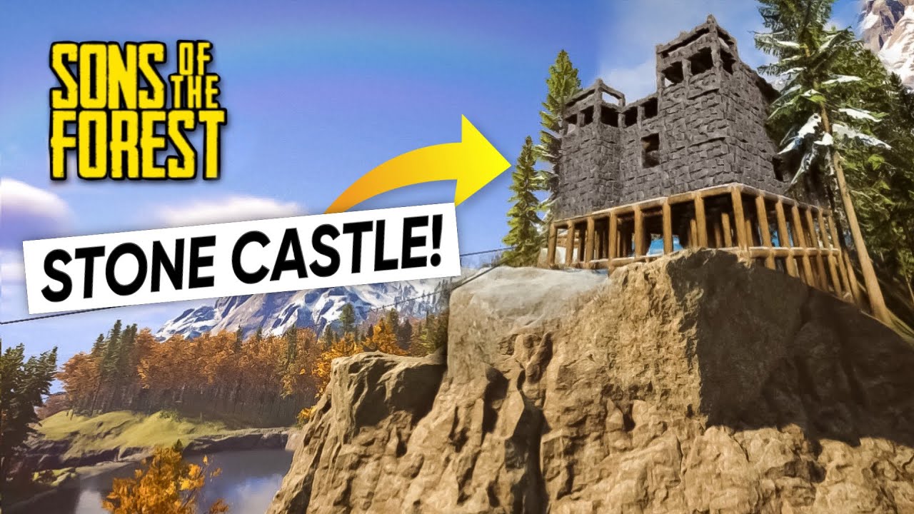 Building a STONE CASTLE in Sons of the Forest!