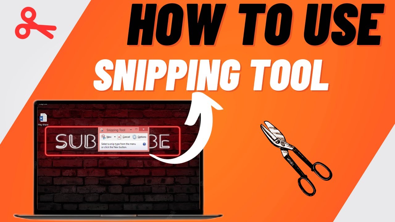 How To Use Snipping Tool - Easily Take Screenshot In Laptop/PC/Computer