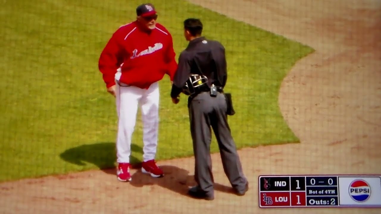 Louisville Bats' Rece Hinds ejected from game vs. Indianapolis