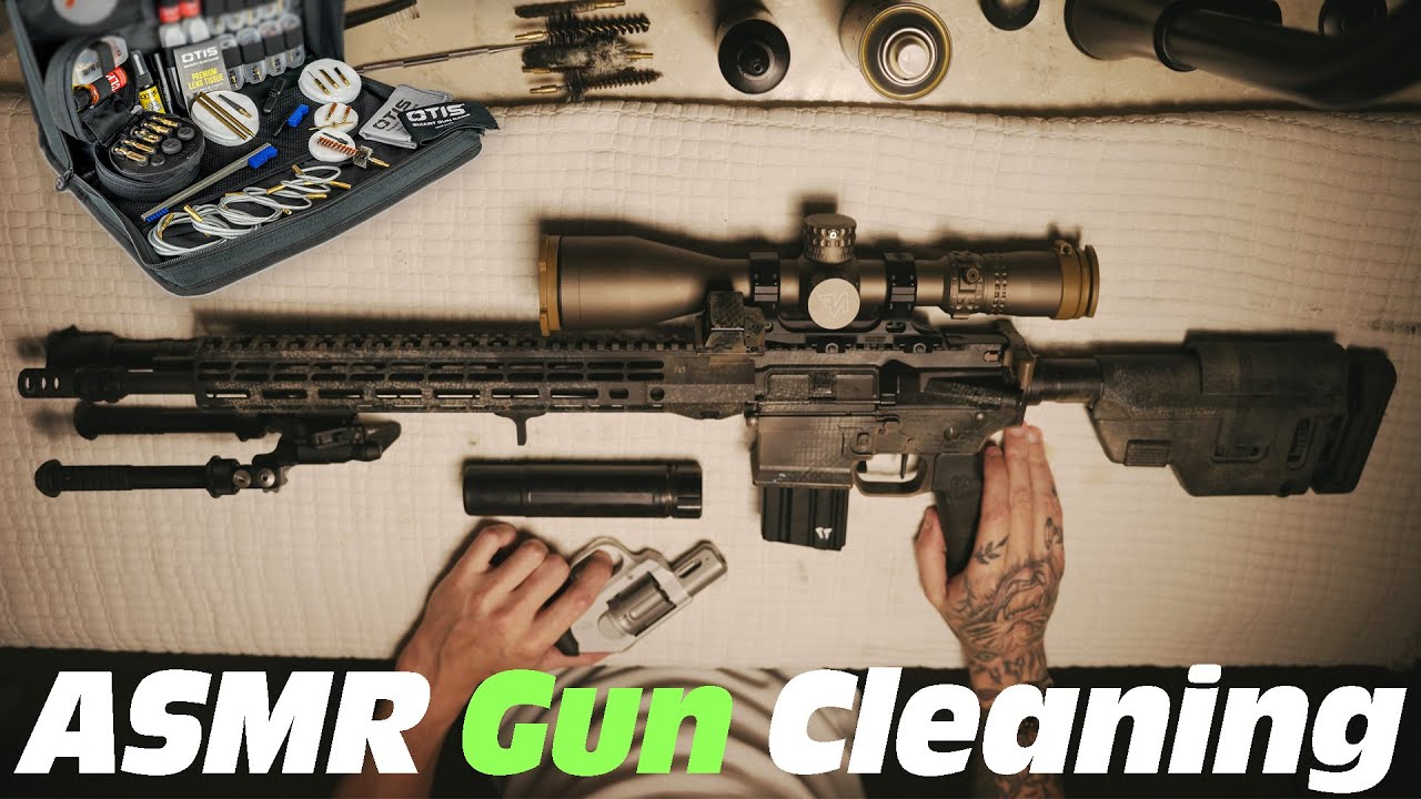 ASMR Most Detailed Gun Cleaning Sounds
