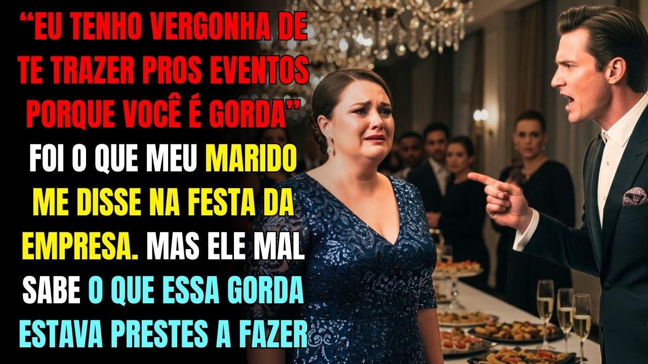 MEU MARIDO ME CHAMOU DE GORDA EM PÚBLICO E ANUNCIOU A AMANTE - MAS ELE NÃO SABE QUEM REALMENTE SOU
