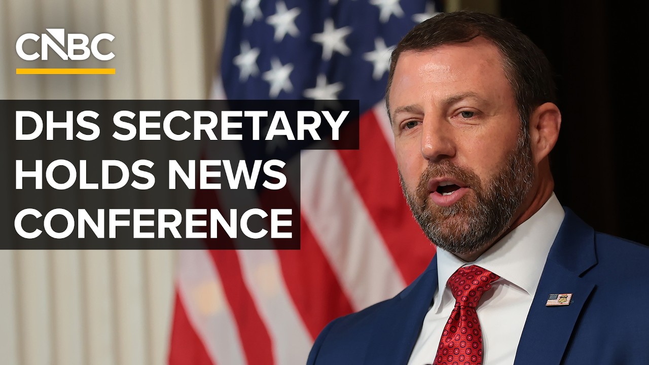 Homeland Security Secretary Markwayne Mullin holds a news conference  &mdash; 7/17/2026