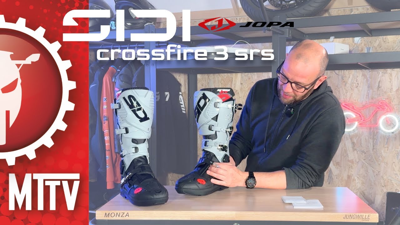 MIJN SIDI CROSSFIRE 3 SRS UNBOXING: PREMIUM OFFROADLAARS & SRS-ZOOL | MOTOR TEST TV 2025