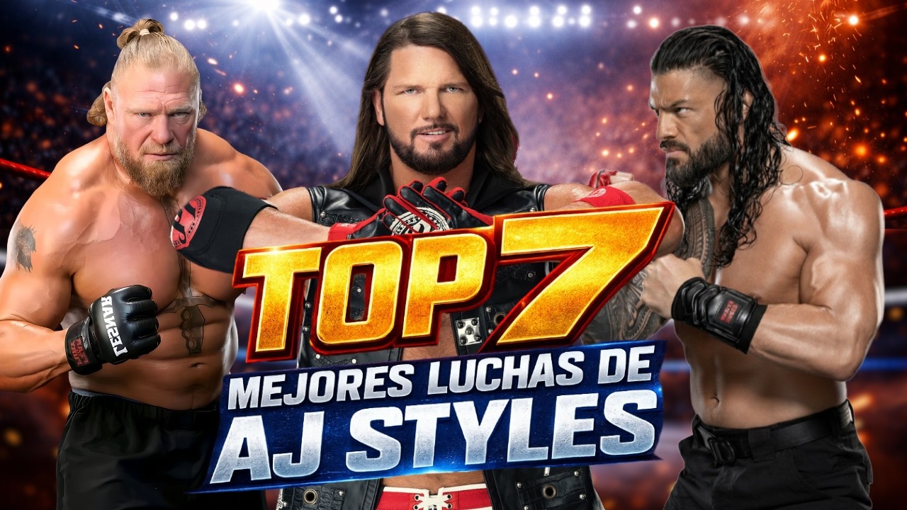 MEJORES LUCHAS DE AJ STYLES EN WWE