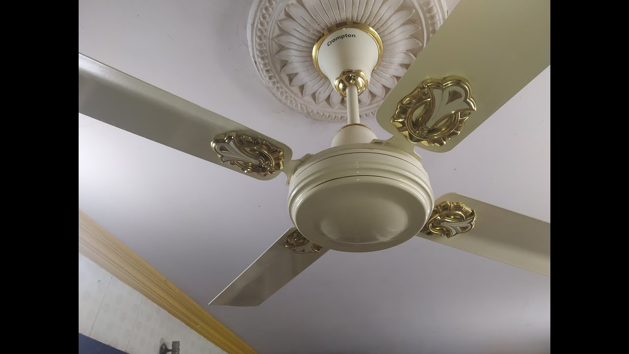 Crompton Dec Air- Best 4 Blade ceiling Fan. 280Rpm