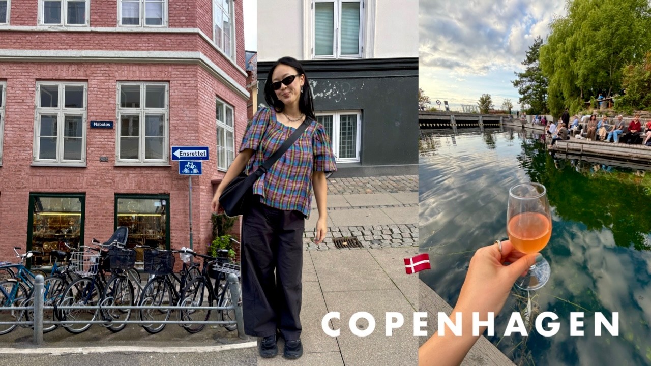 My late summer trip to Copenhagen, Denmark 🇩🇰 travel vlog (eat, drink, shop, and repeat)