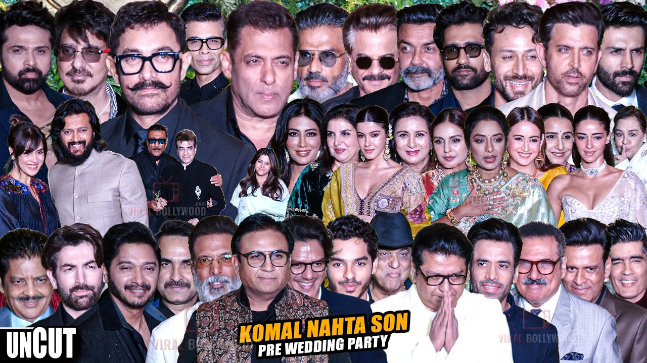UNCUT  - Komal Nahta Son Pre Wedding Party | Star Studded | Salman Khan, Aamir Khan, Vicky, Hrithik