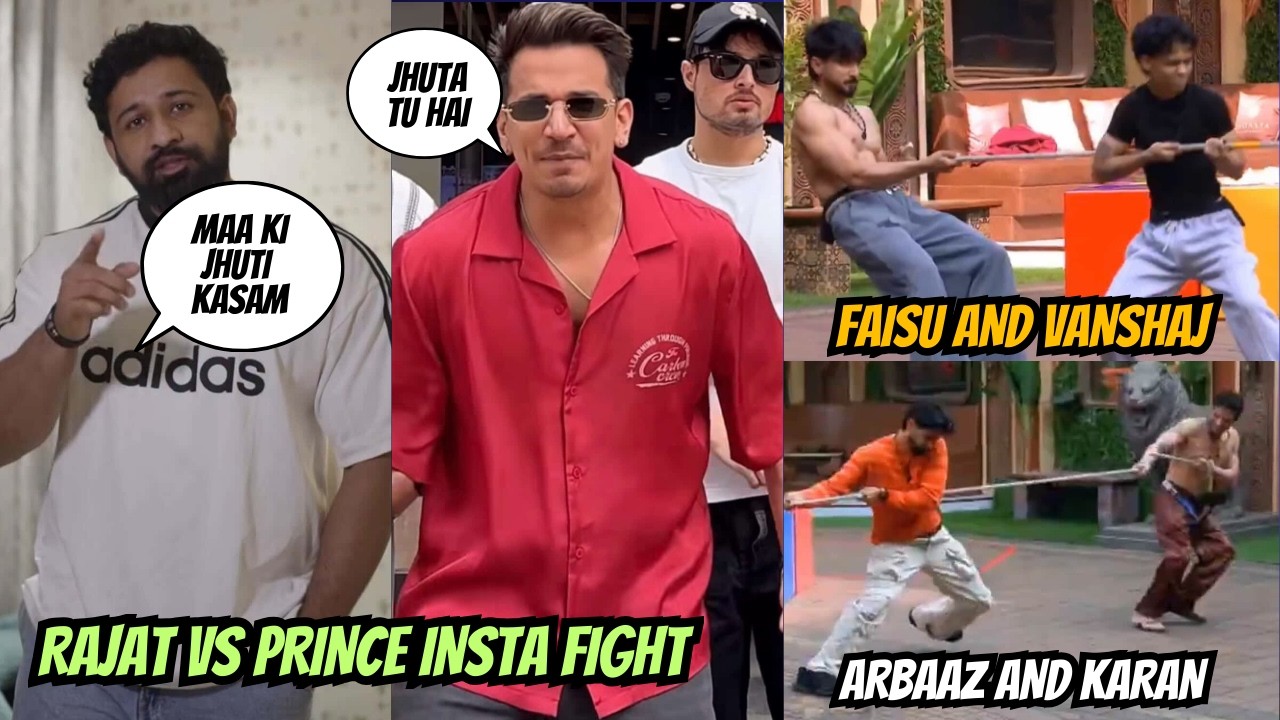 The 50: Rajat Vs Prince Instagram Fight, Faisu & Vanshaj Vs Arbaaz & Karan