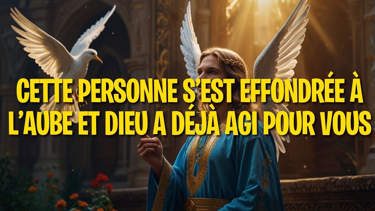 CETTE PERSONNE S’EST EFFONDRÉE À L’AUBE ET DIEU A DÉJÀ AGI POUR VOUS