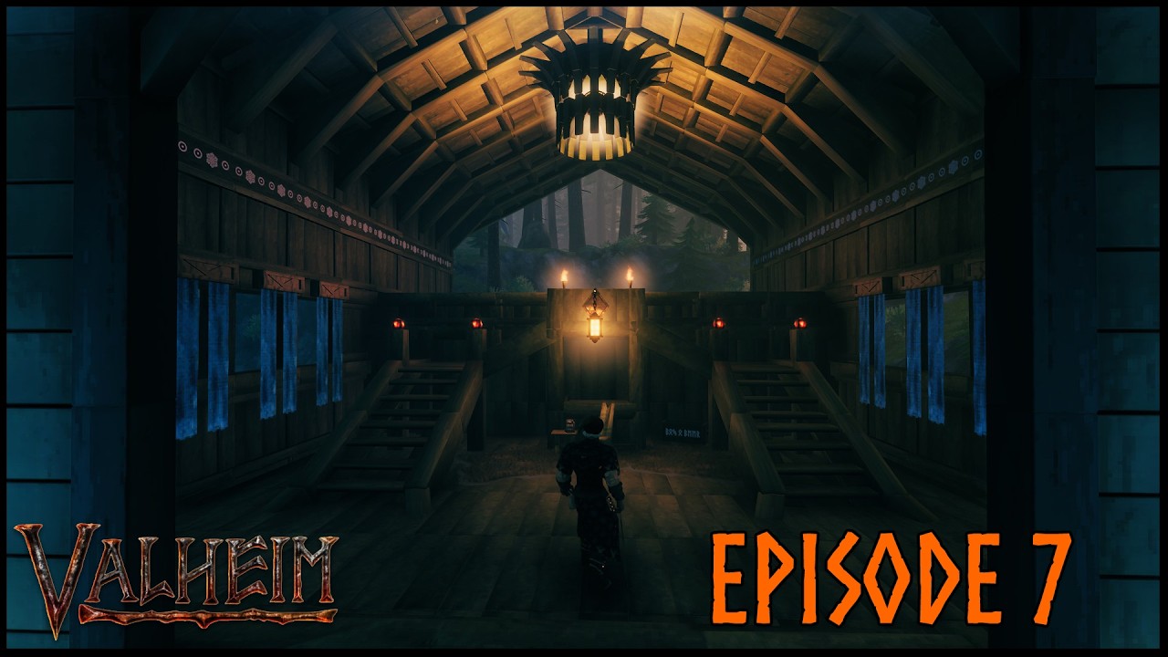 The Longest Longhouse - Valheim Creative Build Stream Ep07