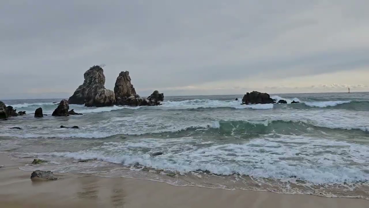 동해추암 해변