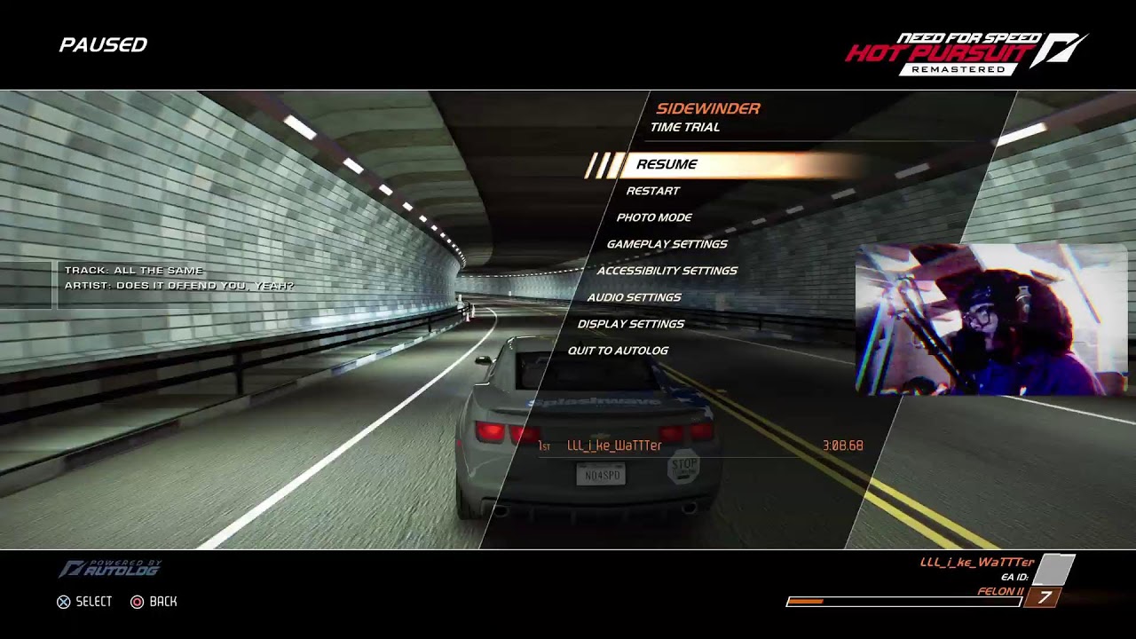 NFS Hot Pursuit Remastered (LIVE:) HOTWIRE #S3BURNINHEAVEN #kawakamiremix